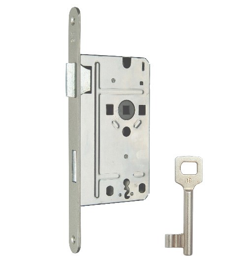 Zadlabací zámek FAB 190/140/20 L s obyčejným klíčem KOV-N ZZ