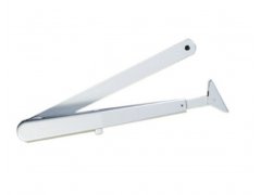 Aretační ramínko L191-lomené k horním zavíračům ASSA ABLOY DC200, 300, 340, 347 -stříbrné