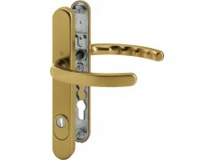 Kování Hoppe LUXEMBOURG úzký štítek PZ 92mm, překrytí vložky, F4 bronz klika+klika