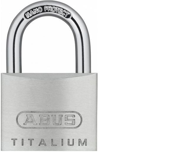 ABUS 727TI/40 Quad, 4 sjednocené visací zámky TITALIUM pro použití v oblastech se středním až vysokým rizikem krádeže