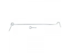 Zajišťovací háček proti větru 250 x 6 mm, pozinkovaná ocel