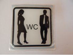 Samolepka WC