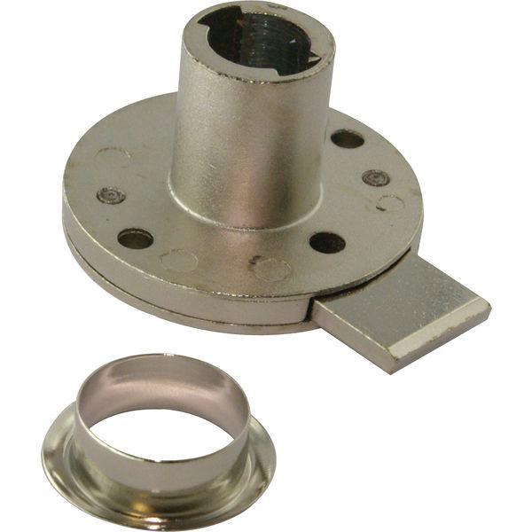 Cylindrický kazetový zámek 508 zásuvka, DM 40 mm, Zamak poniklovaný