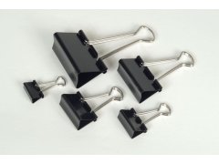 420/19 binder klip černý, 12 ks