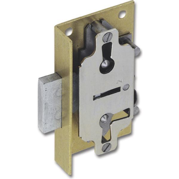 Dózický kazetový zámek 619, DM 15 mm, zadní plech z mosazi