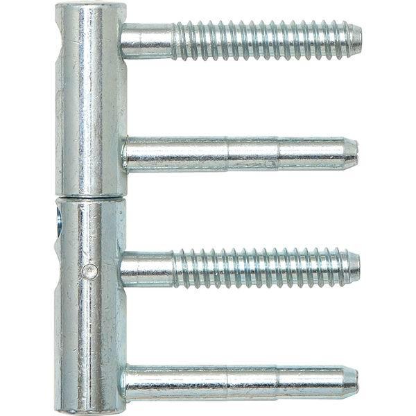 Závěs pro dřevěné dveře SOLIDO, 3D-DIM, 2-dílný, 14 mm, ocel pozinkovaná