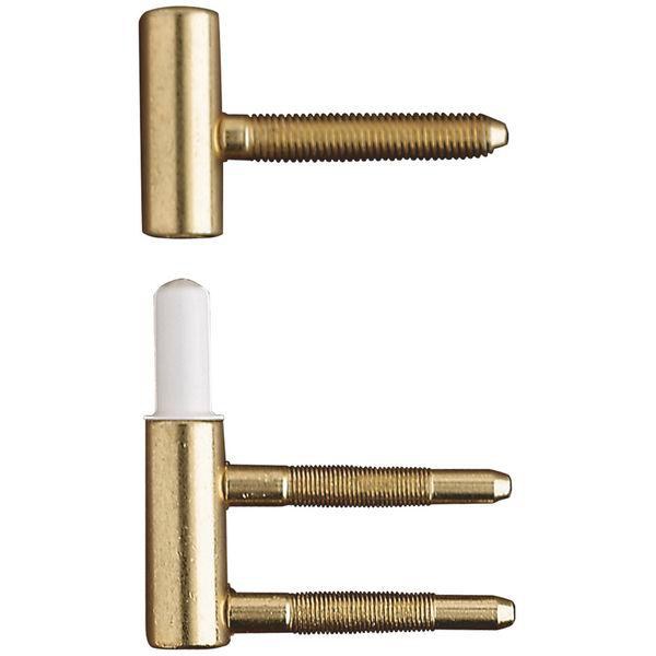 OTLAV závěs zavrtávací Typ 101, rámový díl, ø 15 mm, ocel pobronzovaná (FE B1)