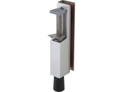 Dveřní stavěč 1135 pro skleněné dveře,zdvih 50mm, 212x36mm, hliník stříbrný elox