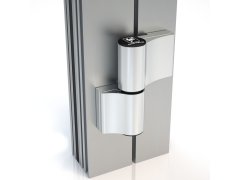 HAHN dveřní závěs 4 AT 2dílný 20/65/15 s upev. deskou, bílý RAL 9016