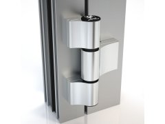 HAHN dveřní závěs 4 AT 3dílný 20/65/15 s upev. deskou, bílý RAL 9016