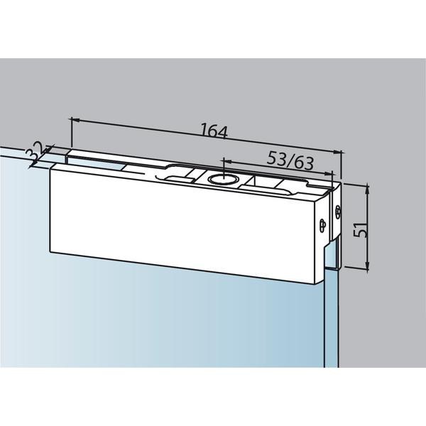 Horní rohové kování PT 20