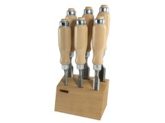 Sada plochých dlát, WOOD LINE PROFI, 6-12-16-20-26-32