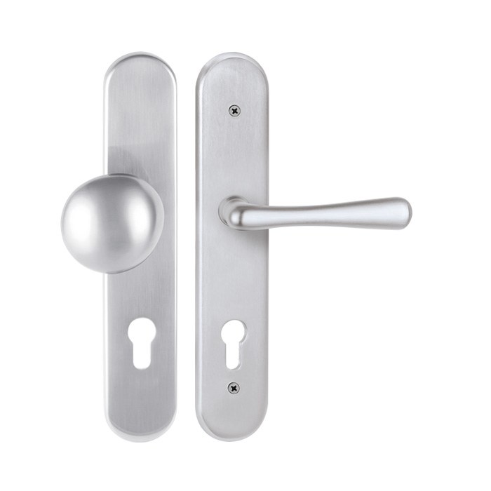 Dveřní bezpečnostní kování DAVID/ELEGANT HTSI P4500 KPZL/CH-SAT 92mm