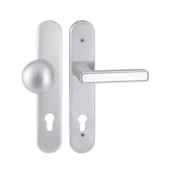 Bezpečnostní dveřní kování DAVID/INNER HTSI P4500 PZR/CH-SAT 72mm