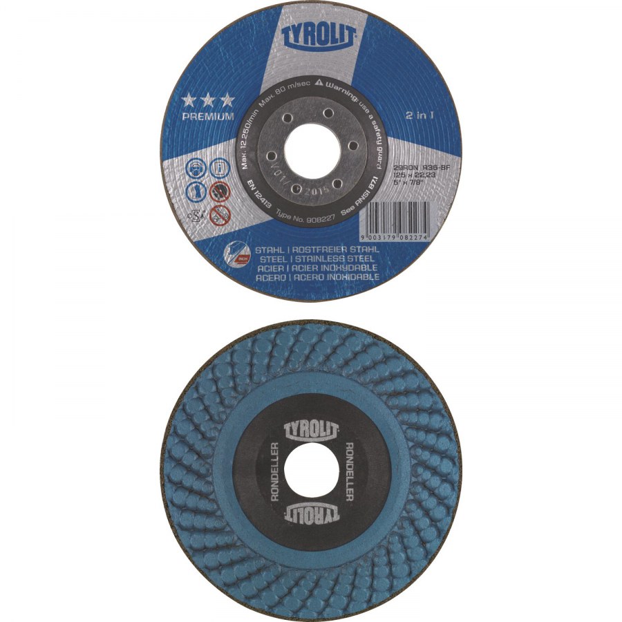 TYROLIT Rondeller Premium*** 115 mm zrno 36 pro kov