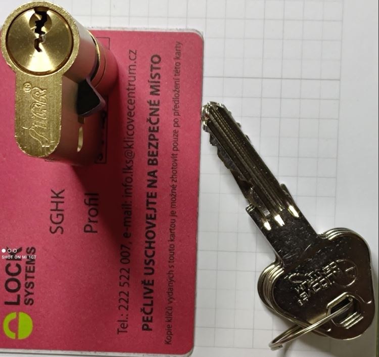 Bezpečnostní vložka 1411 29+35 3kl chráněný profil 4lock