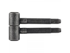 Závrtný dveřní závěs, válcová hlava ø 16 mm, ocel černě pasivovaná