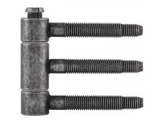 Čepový závěs 3-dílný, falcové dřevěné dveře, ø 18mm,výška 68mm,ocel černě pasiv.