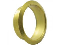 HEKNA cylindrická rozeta extra, ø 16,5 mm, mosaz leštěná